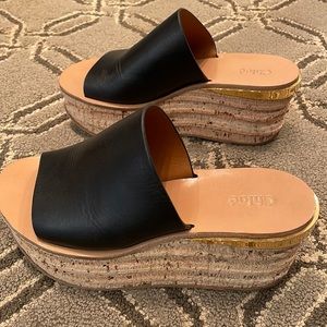 Like new Chloe platform sandals! Just purchased last season!